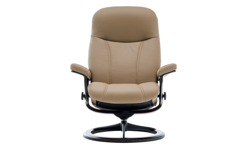 Stressless Consul Chair and Ottoman (Medium)